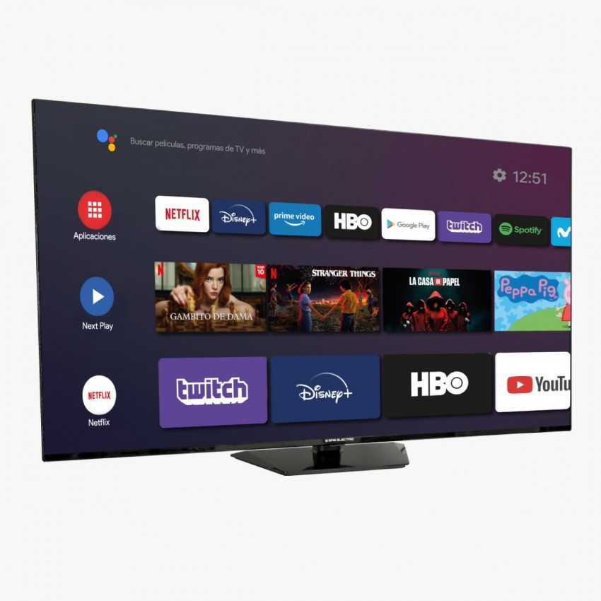 Android TV 55" Ultra HD 4K Negra
