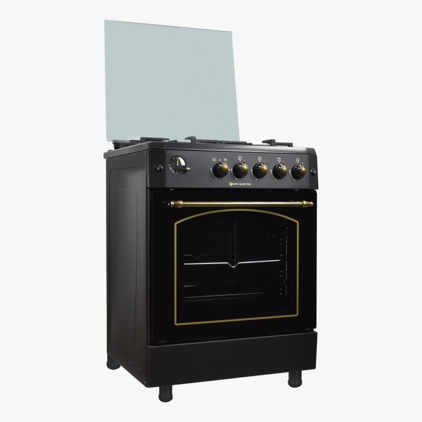 Cocina De Gas Estilo Rústico 60 Cm Negra Efg660n - Eas Electric Smart  Technology con Ofertas en Carrefour
