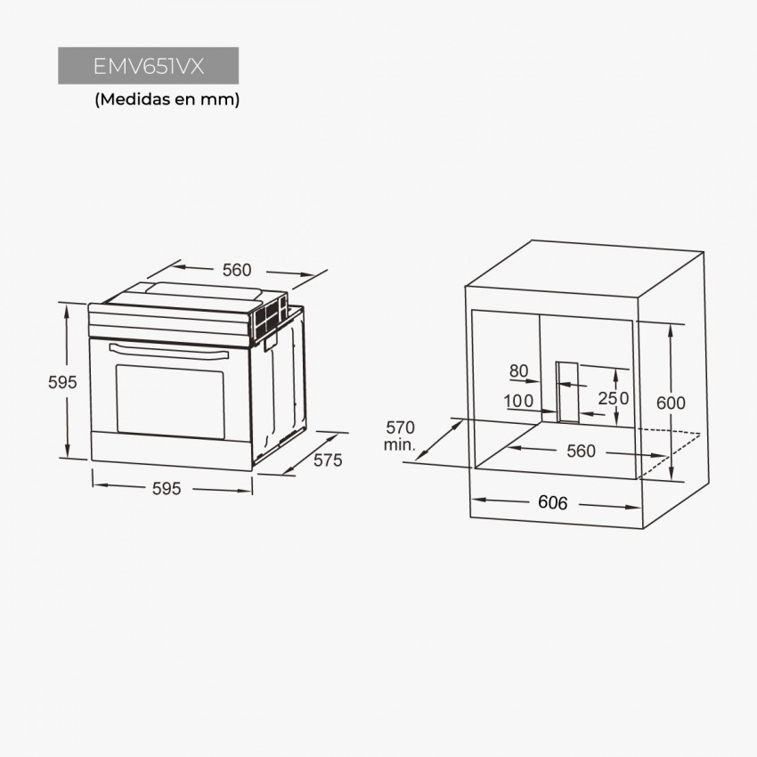 Horno 8 funciones con Hidroclean Horno 8 funciones con Hidroclean
