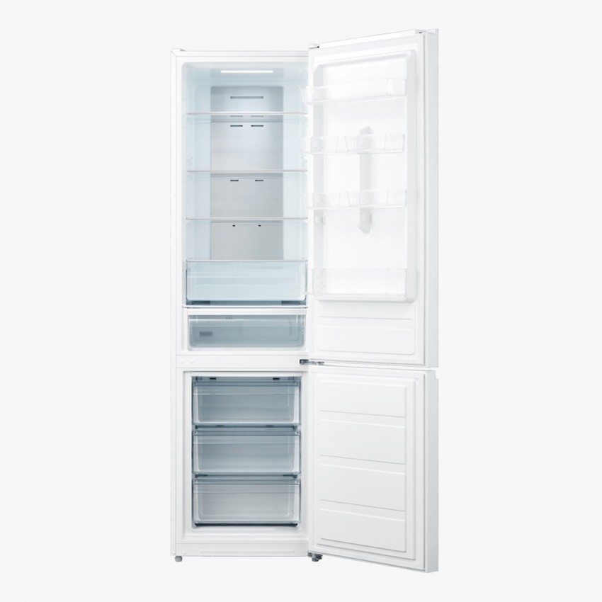 Sauber frigorifico combi SCC201W 200X60 cristal blanco