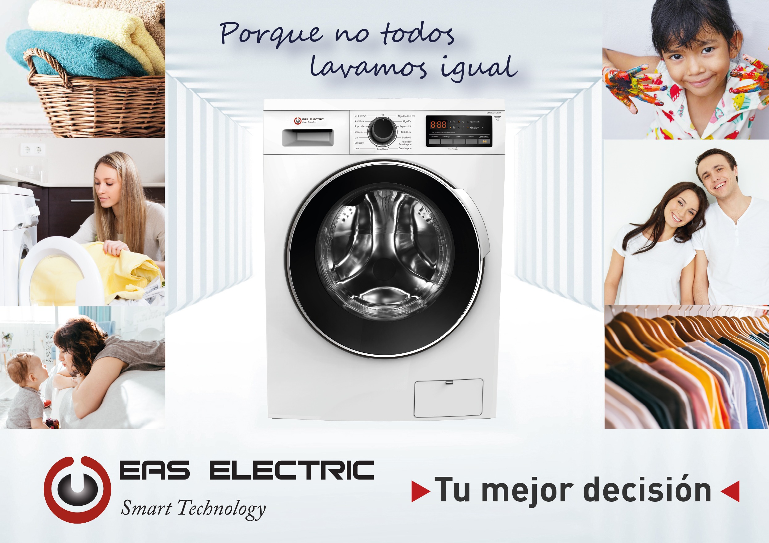 Cliente Punto Dislocación Nueva gama de lavadoras Eas Electric - EAS Electric